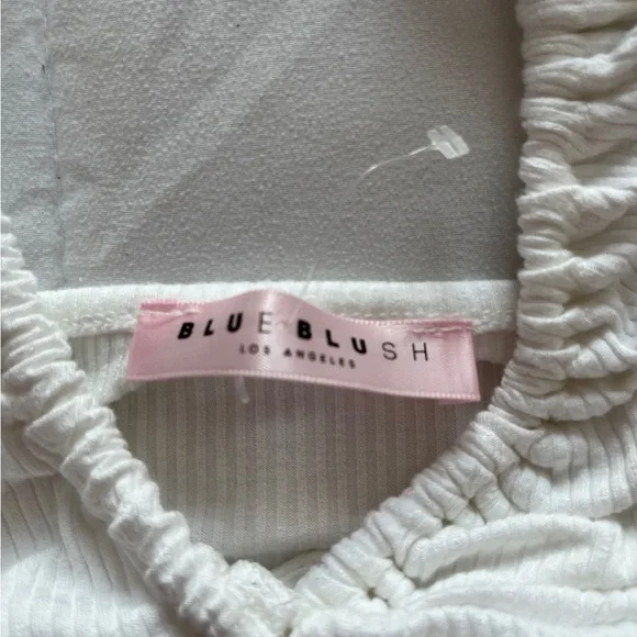 urban white cross halter top - Picture 2 of 3